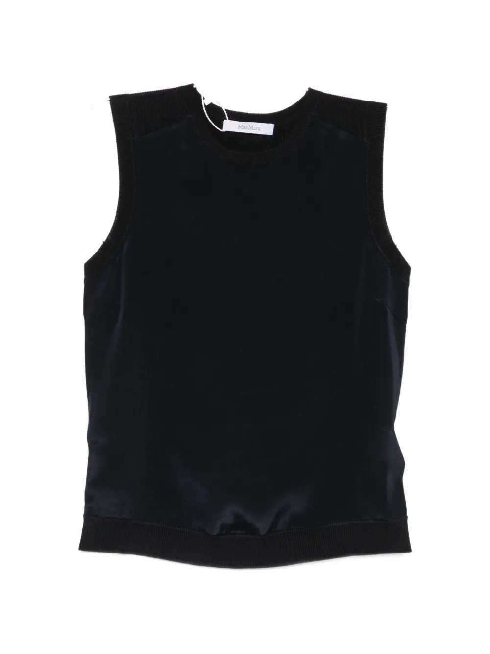 Max Mara Ginseng sleeveless top - Blu