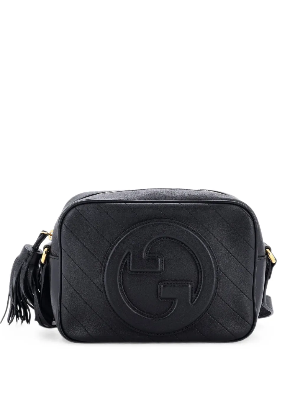 Gucci Pre-Owned Borsa a tracolla Blondie NM piccola in pelle trapuntata con motivo diagonale - Nero