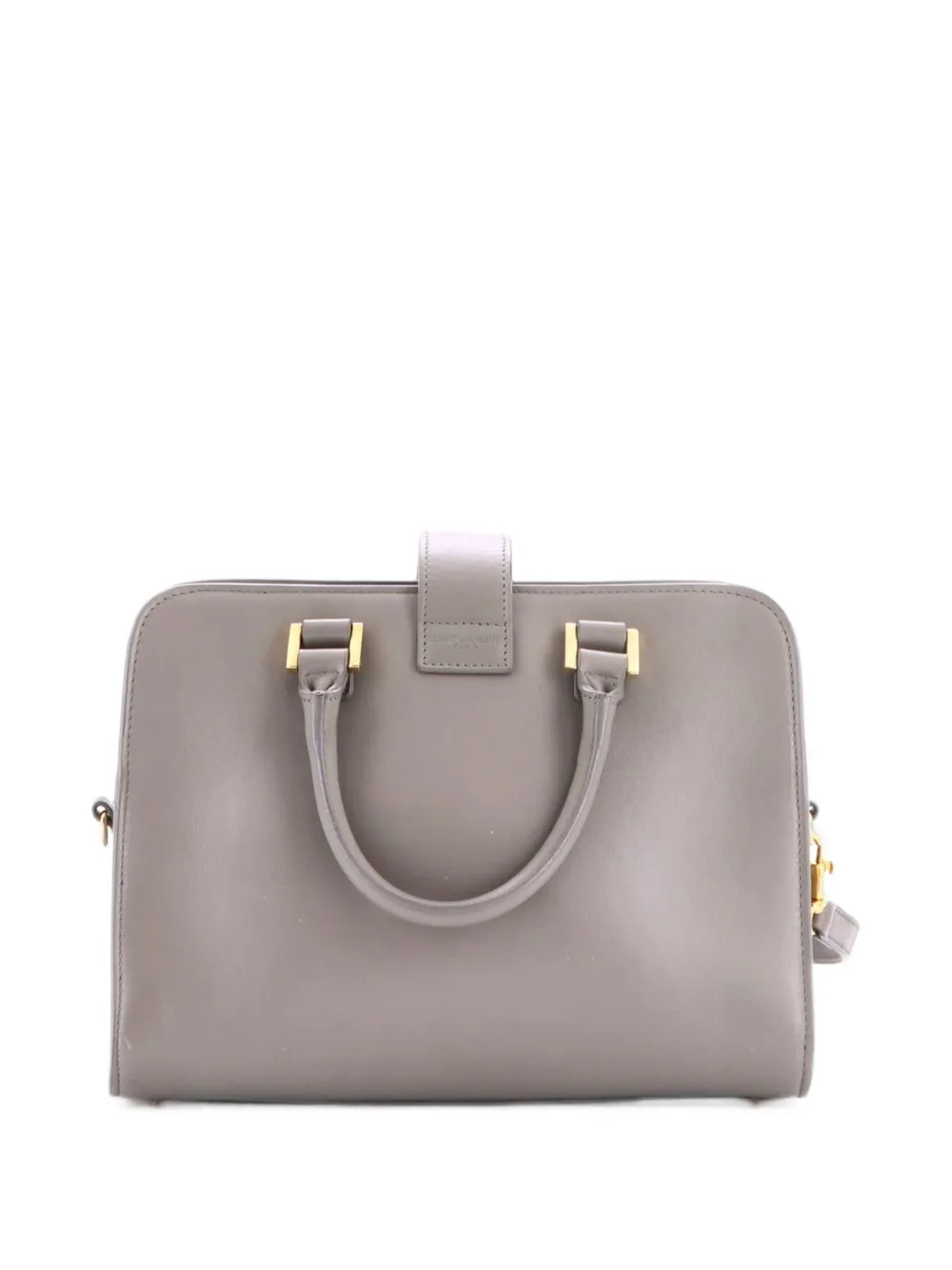 Saint Laurent Pre-Owned Monogram Cabas Leather Baby satchel - Grau