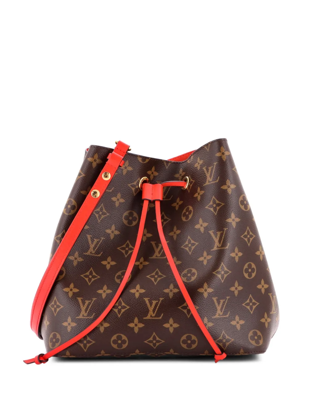 Louis Vuitton Pre-Owned sac seau monogrammé NeoNoe Handbag en toile et cuir MM - Rouge
