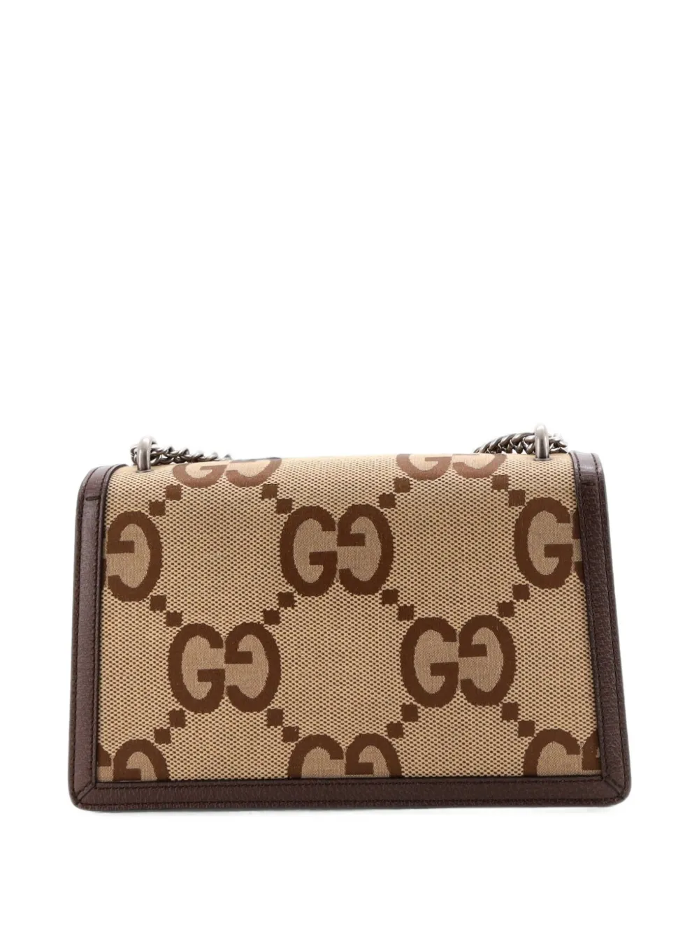 Gucci Pre-Owned Dionysus Bag Jumbo GG Canvas Small shoulder bag - Marrone