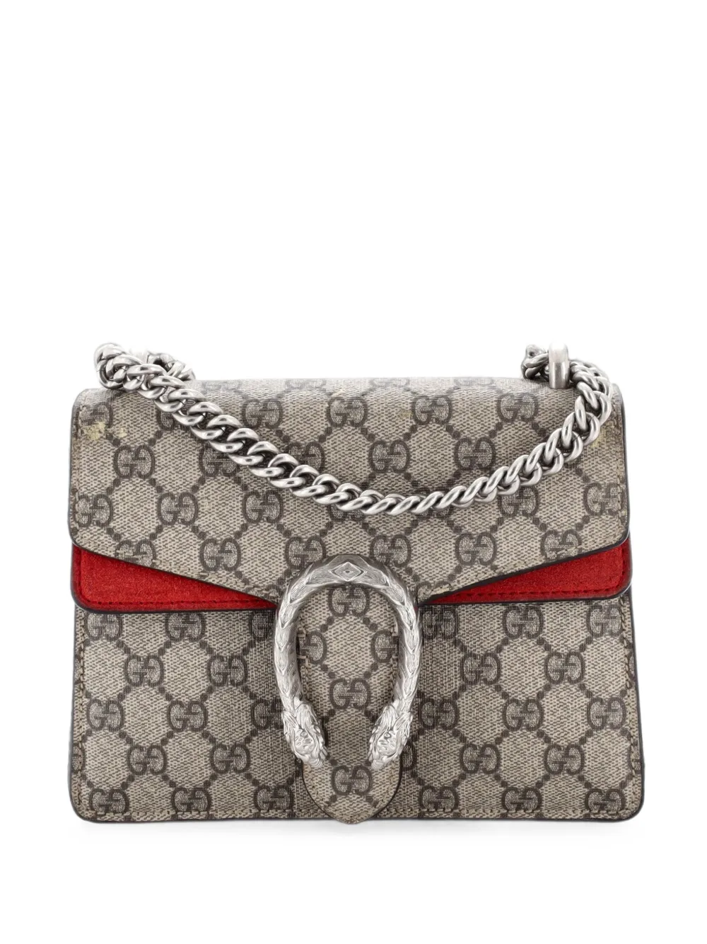 Gucci Pre-Owned Dionysus Bag GG Coated Canvas Mini crossbody bag - Marrone