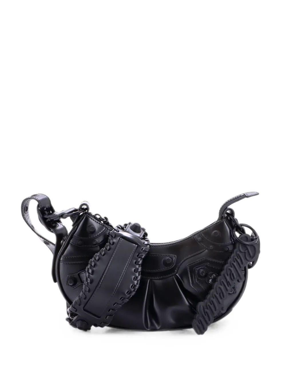Balenciaga Pre-Owned Le Cagole Giant Studs Leather XS shoulder bag - Schwarz