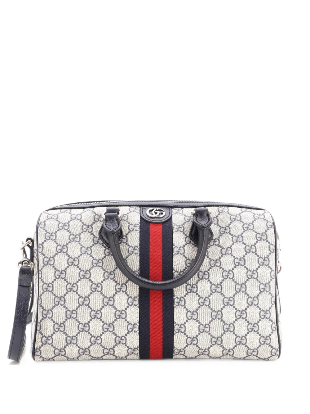 Gucci Pre-Owned Ophidia Convertible Boston Bag GG Coated Canvas Medium satchel - Blu