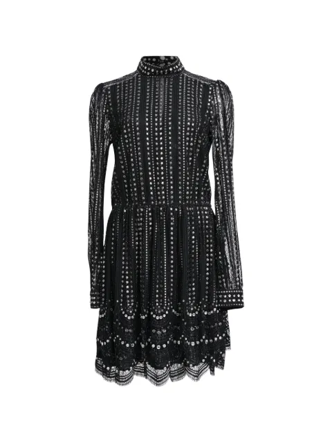 Michael Kors Vintage Embellished lace mini dress