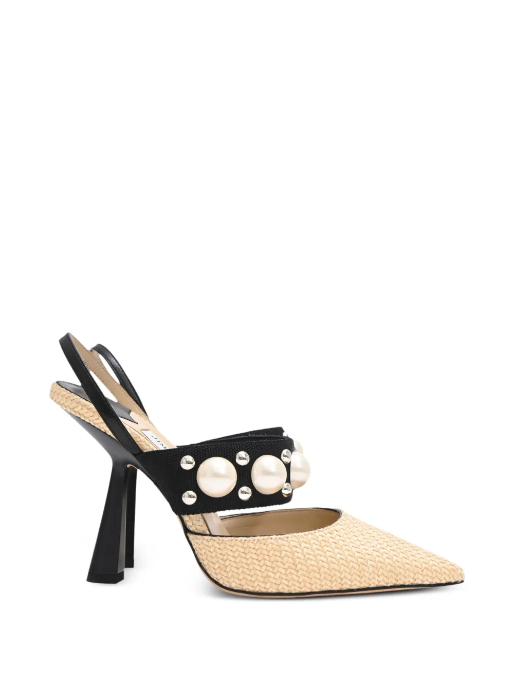 Jimmy Choo Pre-Owned 2023 Breslin Pumps mit Perlen 100cm - Nude