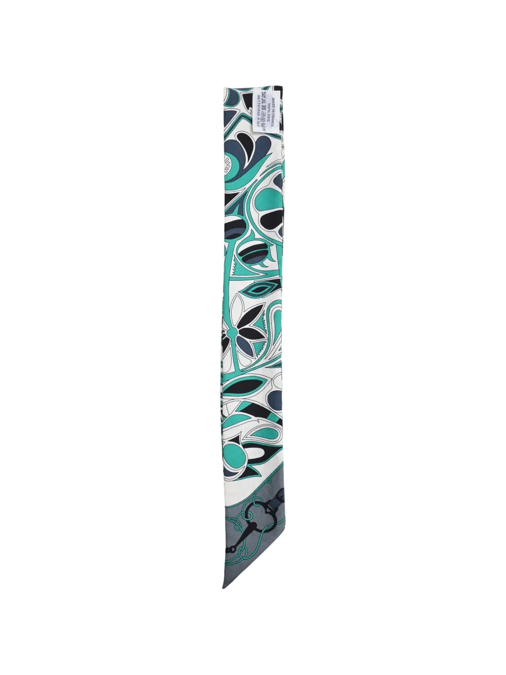 Hermès Pre-Owned Folklore printed scarf - Bianco