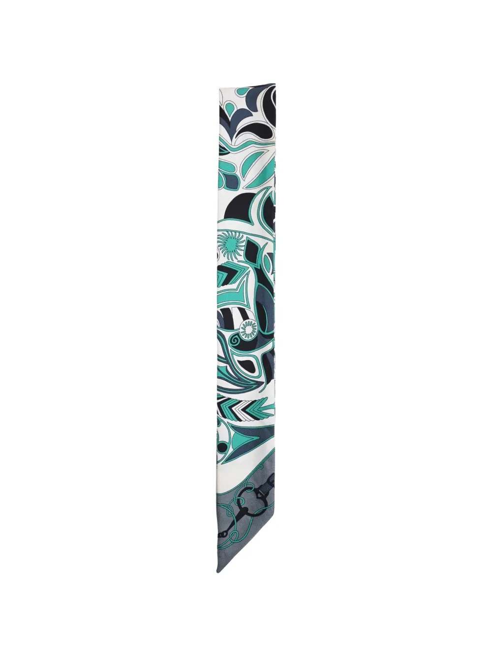 Hermès Pre-Owned Folklore Schal mit Print - Weiß