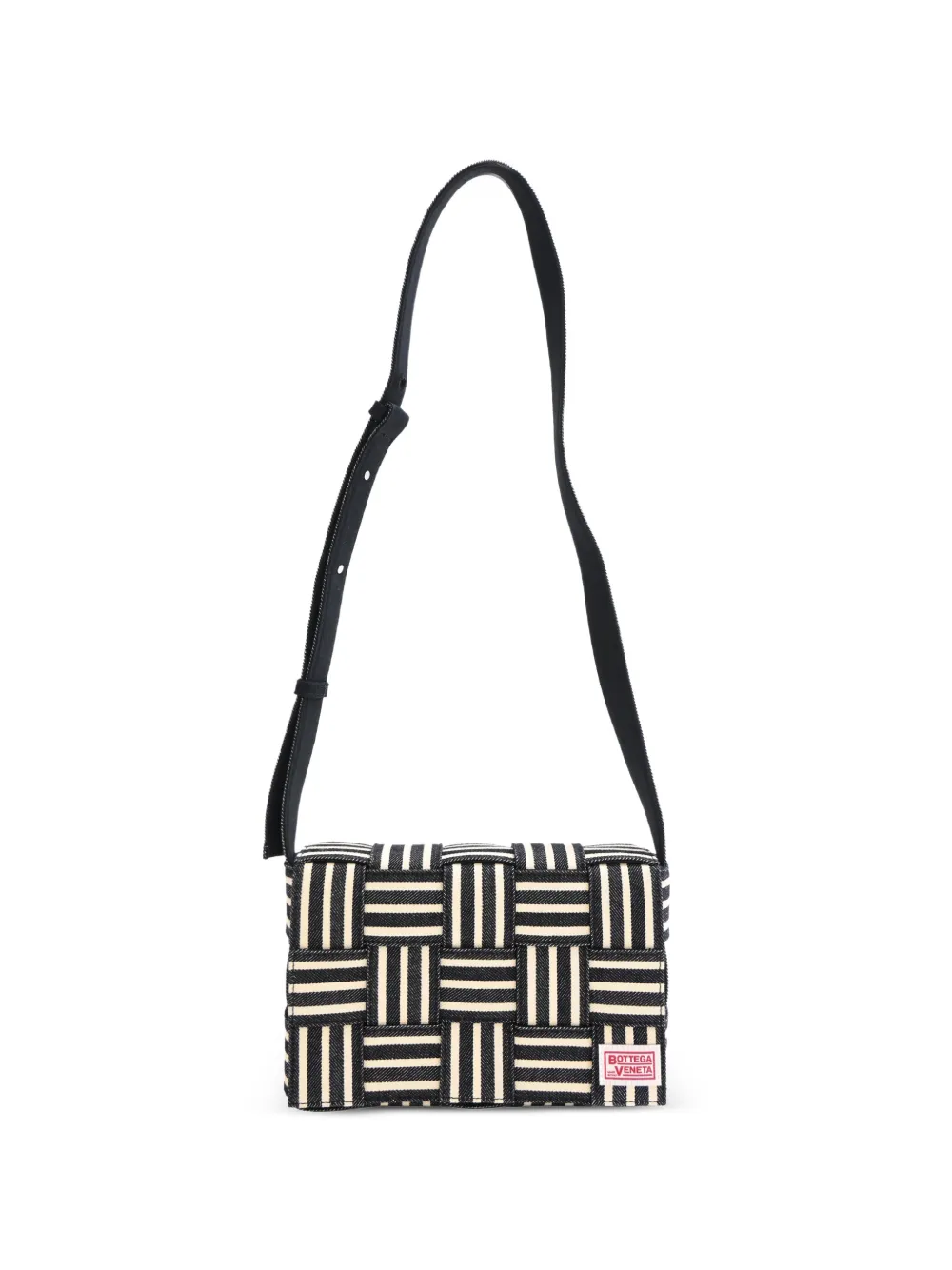 Bottega Veneta Pre-Owned Cassette woven shoulder bag - Nero