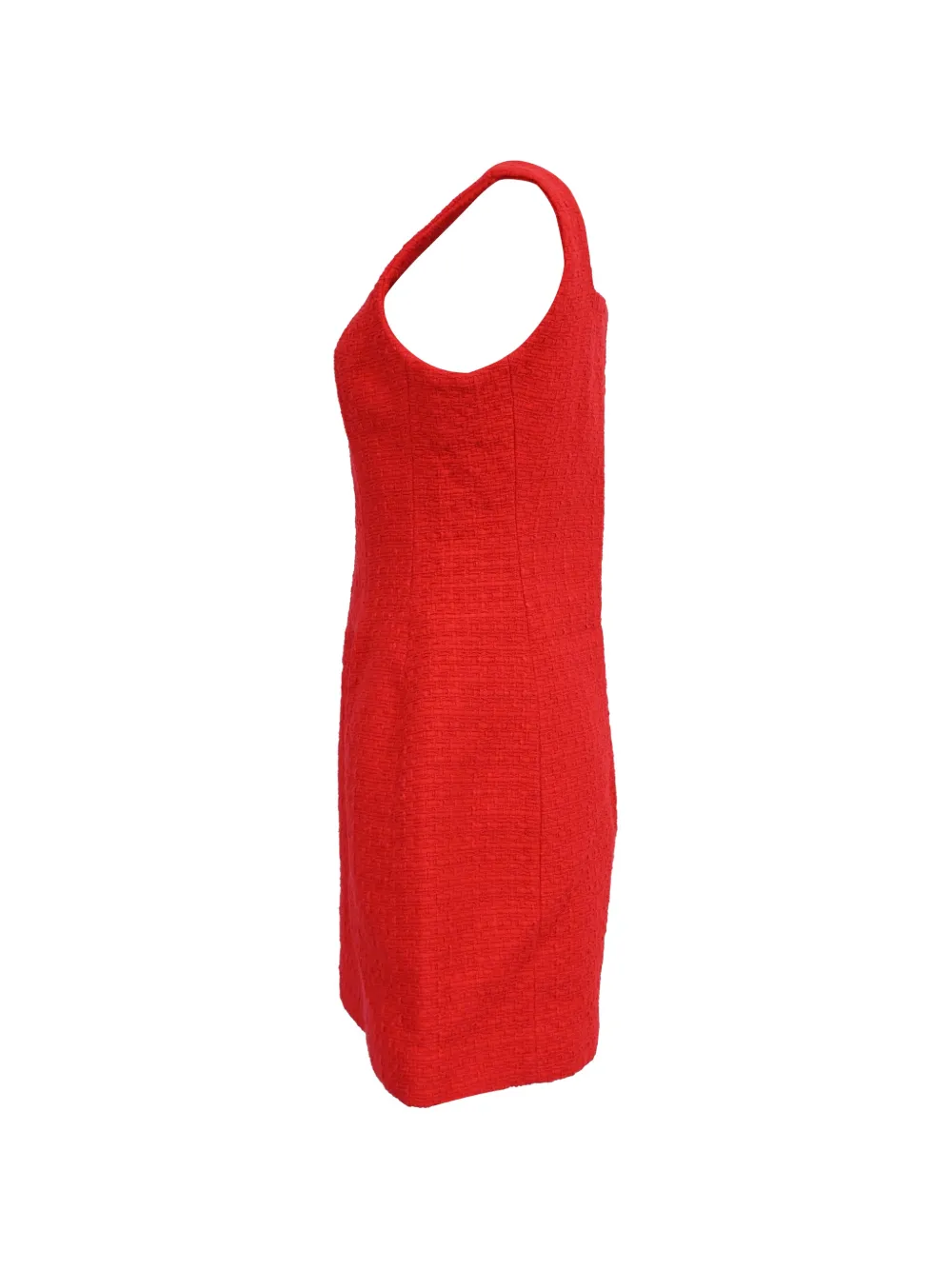 Maje sleeveless tweed dress - Rot