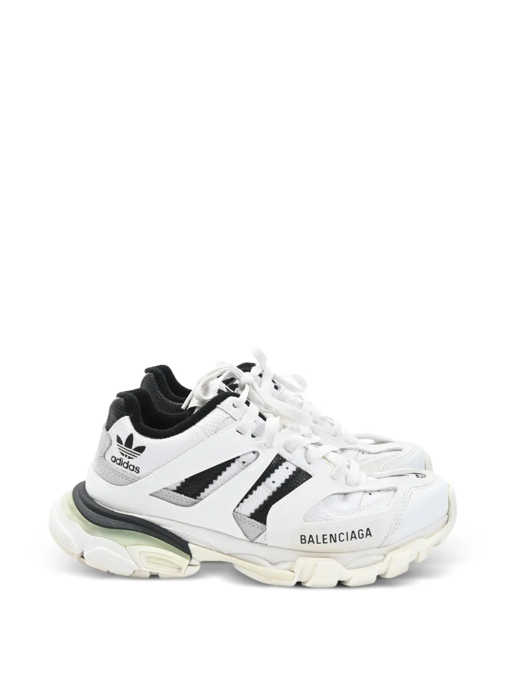 Balenciaga Pre-Owned x adidas Track Forum sneakers - Bianco