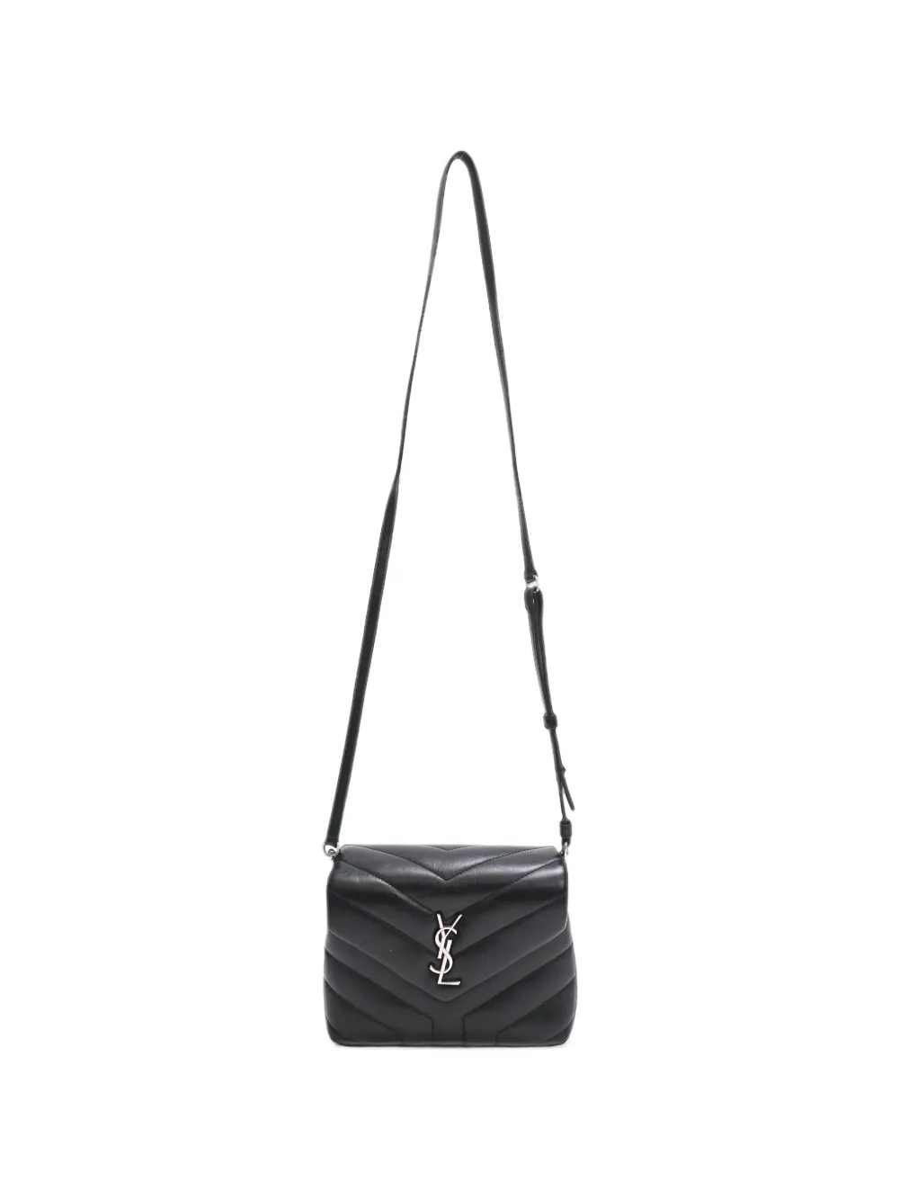 Saint Laurent Pre-Owned 2010s Loulou matelassé crossbody bag - Schwarz