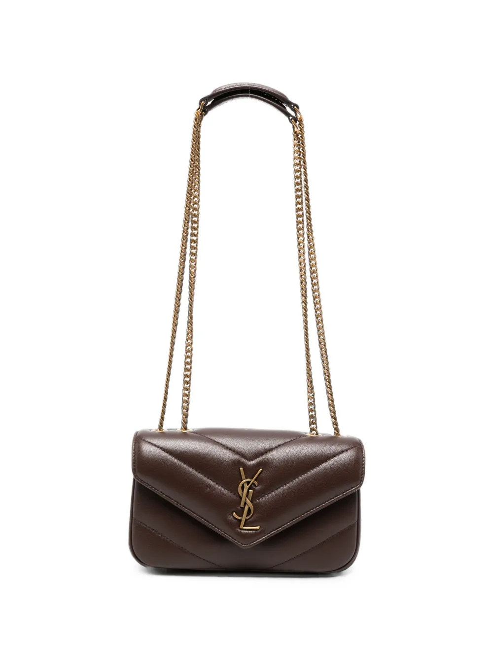 Saint Laurent mini Loulou quilted leather cross body bag · OS