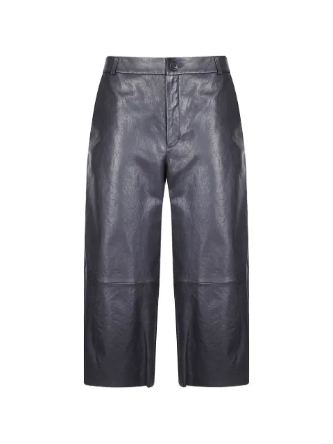 Desa 1972 cropped leather trousers