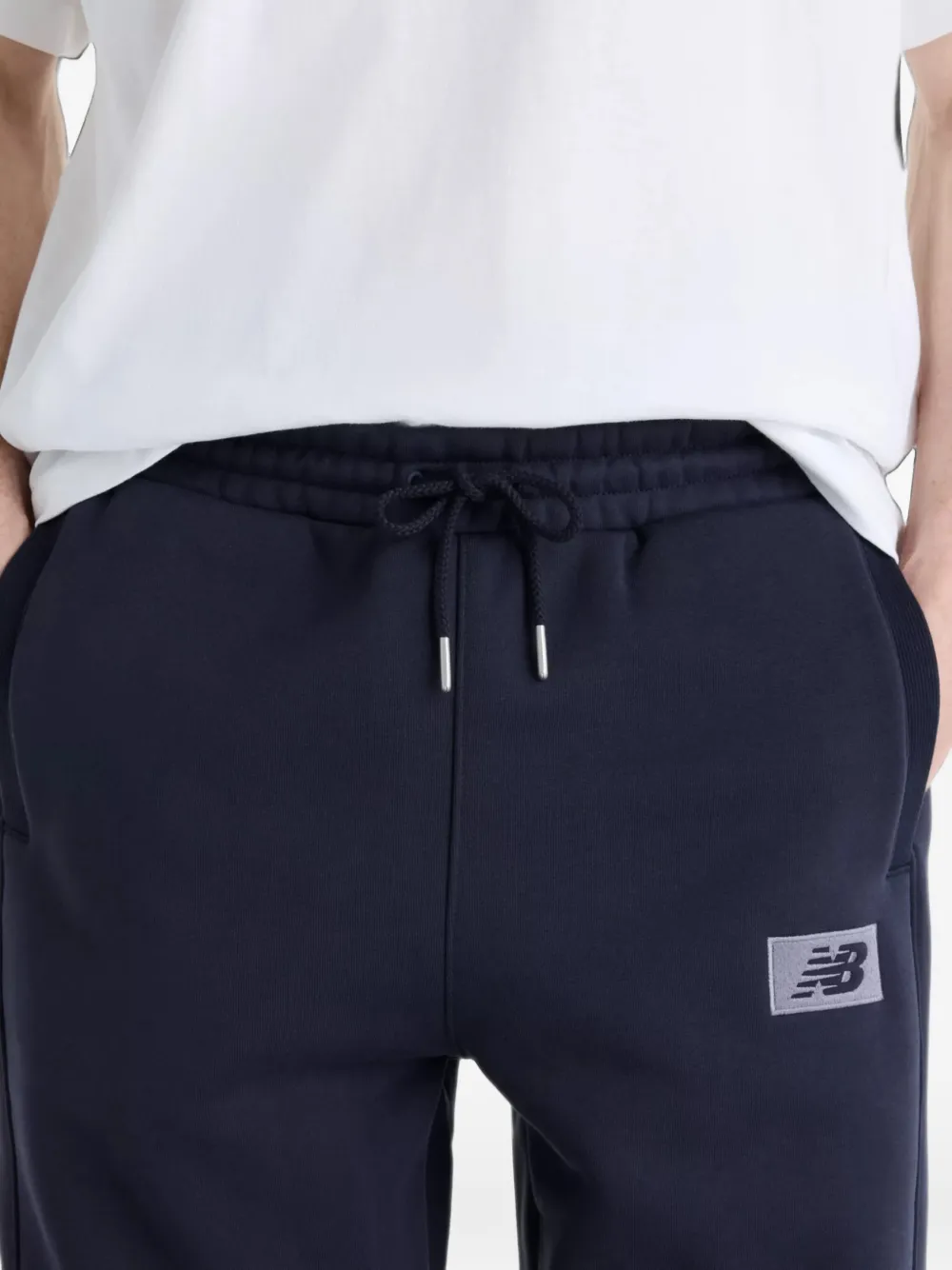 New Balance Athletics Crafted fleece pants Blauw