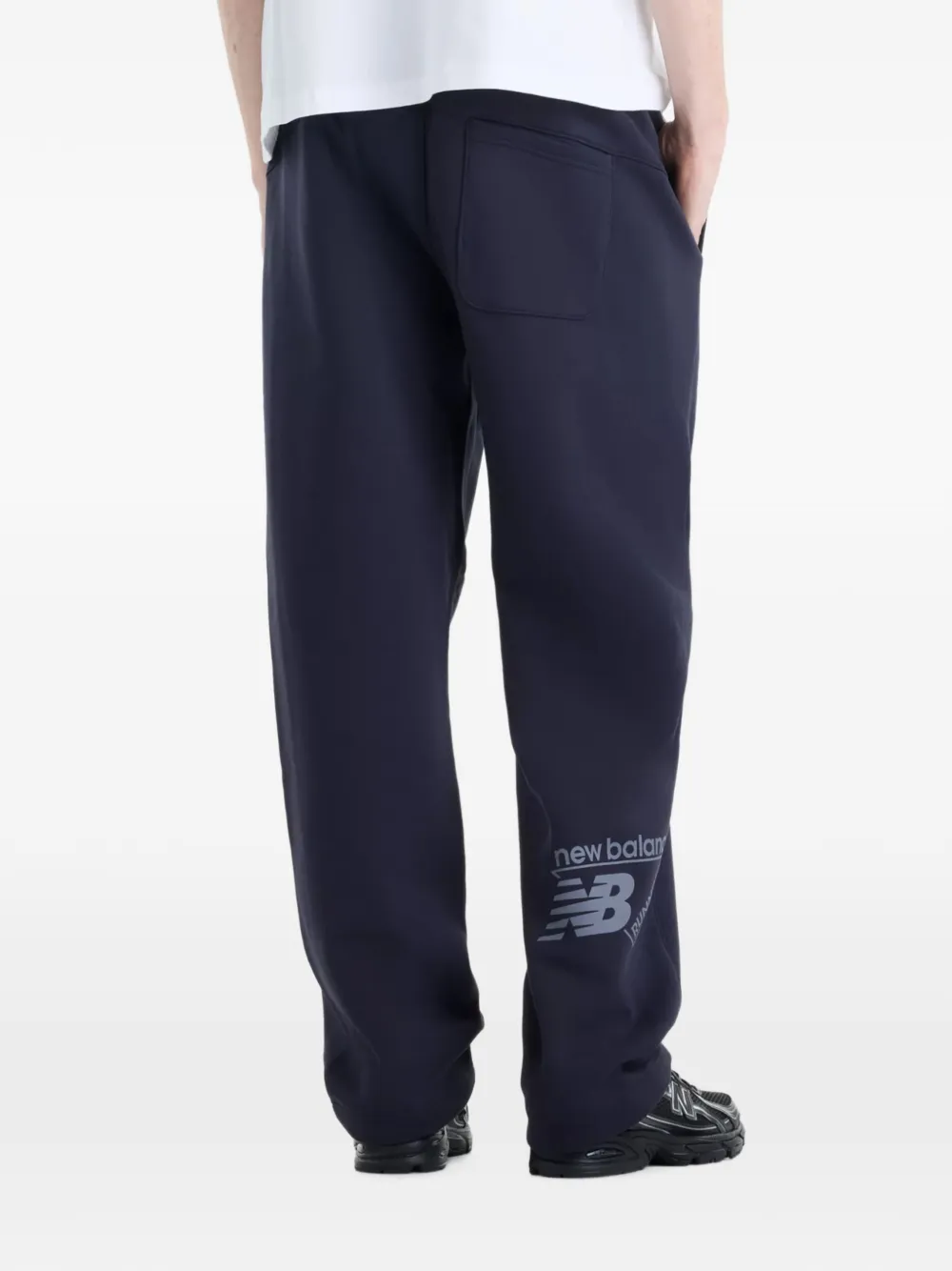 New Balance Athletics Crafted fleece pants Blauw