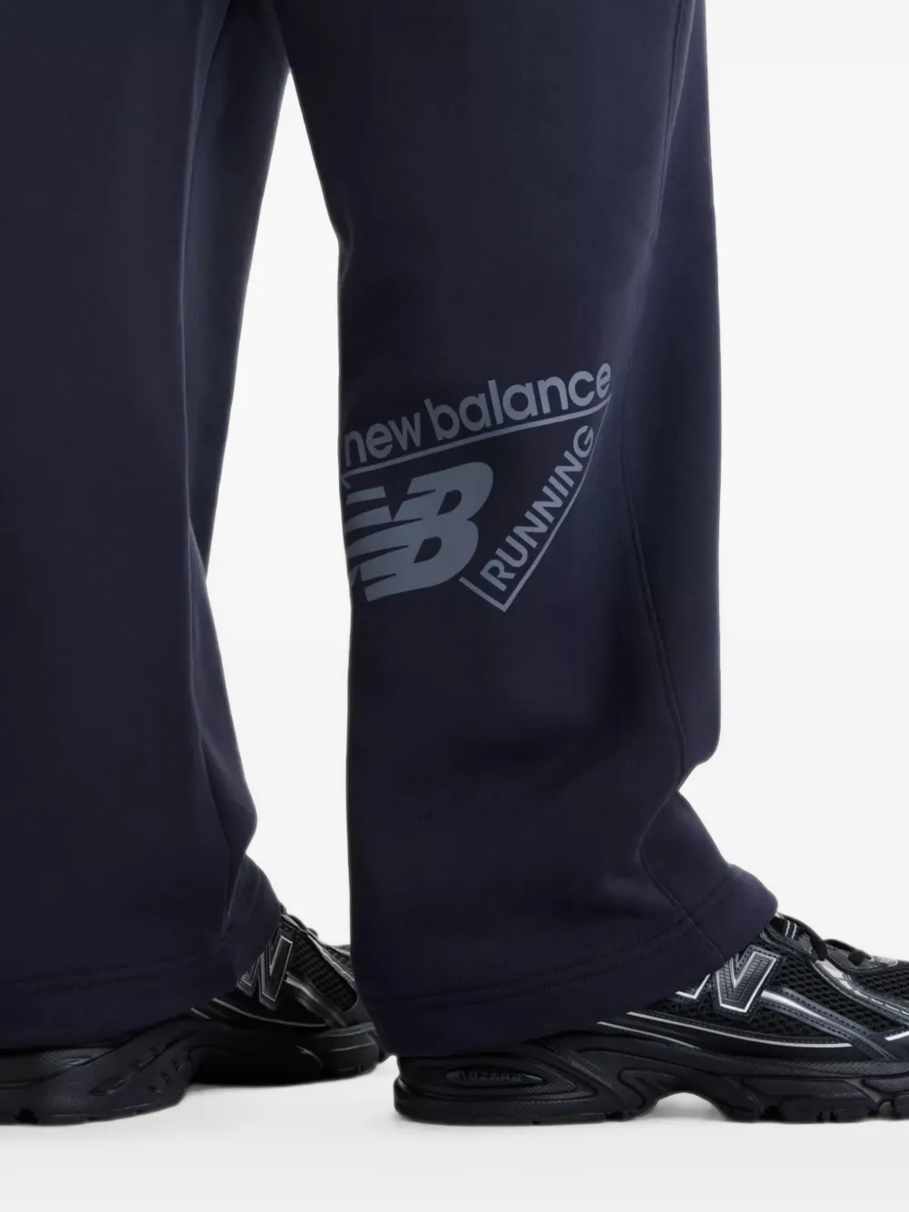 New Balance Athletics Crafted fleece pants Blauw