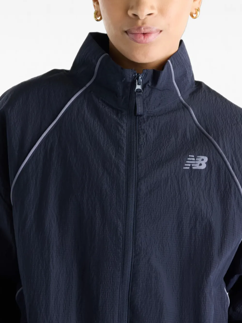 New Balance Sport Legacy jacket Blauw