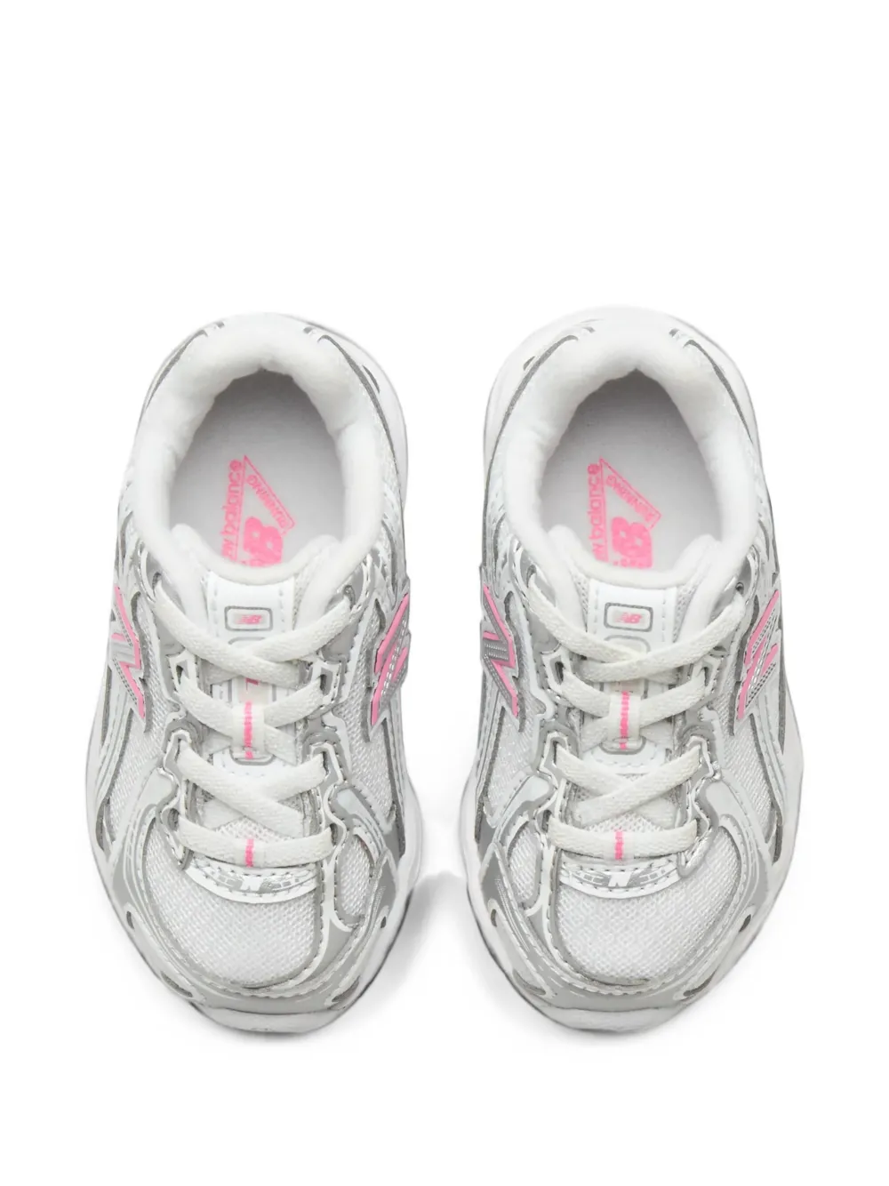 New Balance Kids 740 bungee-lace sneakers Zilver