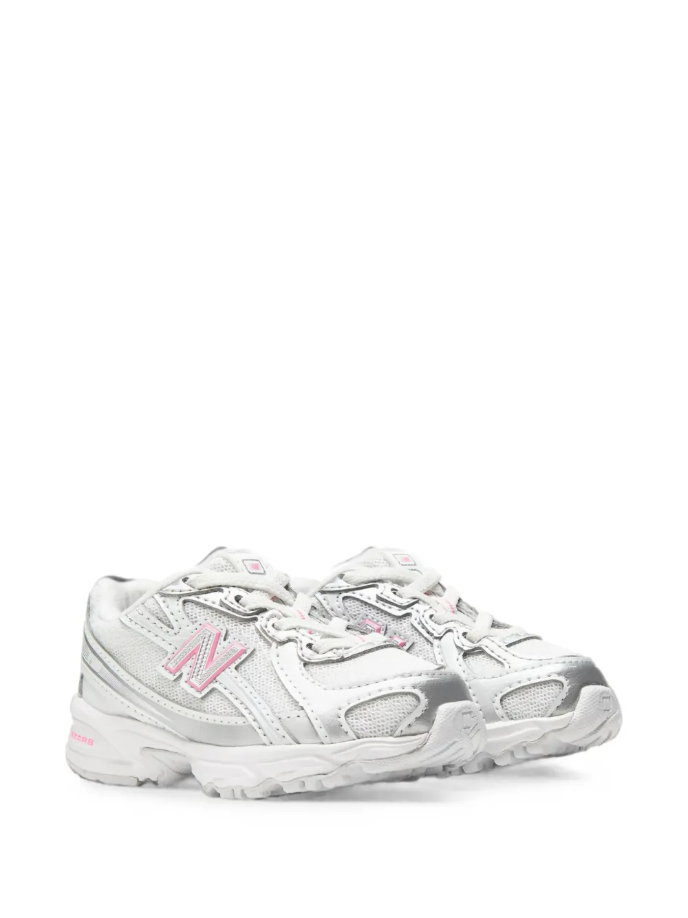 New Balance Kids 740 bungee-lace sneakers Zilver