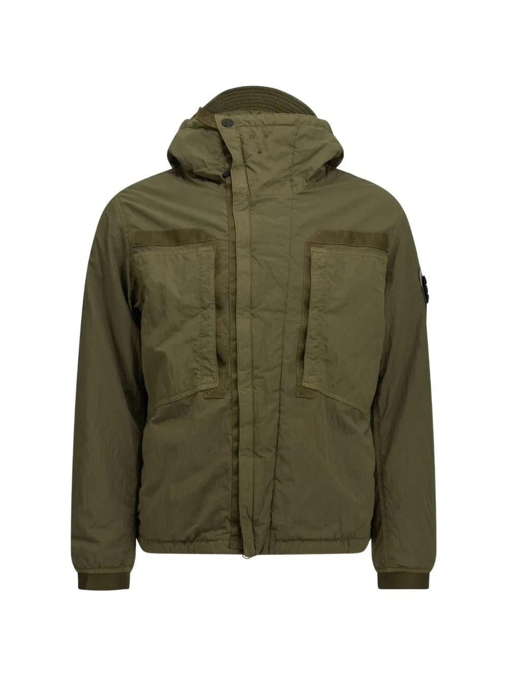 Stone Island Q100007 padded hooded jacket - Verde