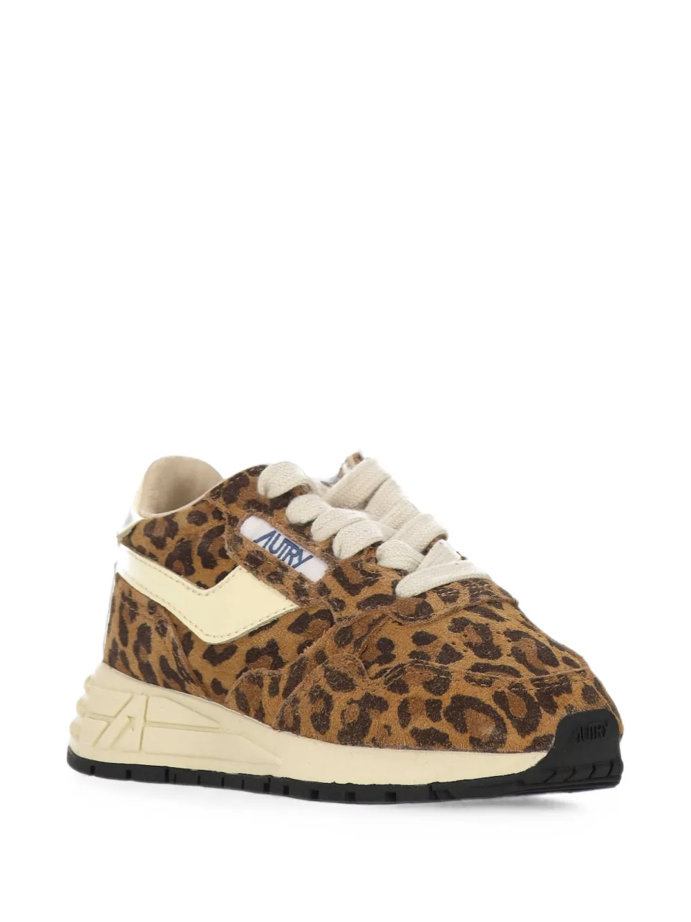Autry Kids Sneakers Reelwind Low leopardate - Marrone