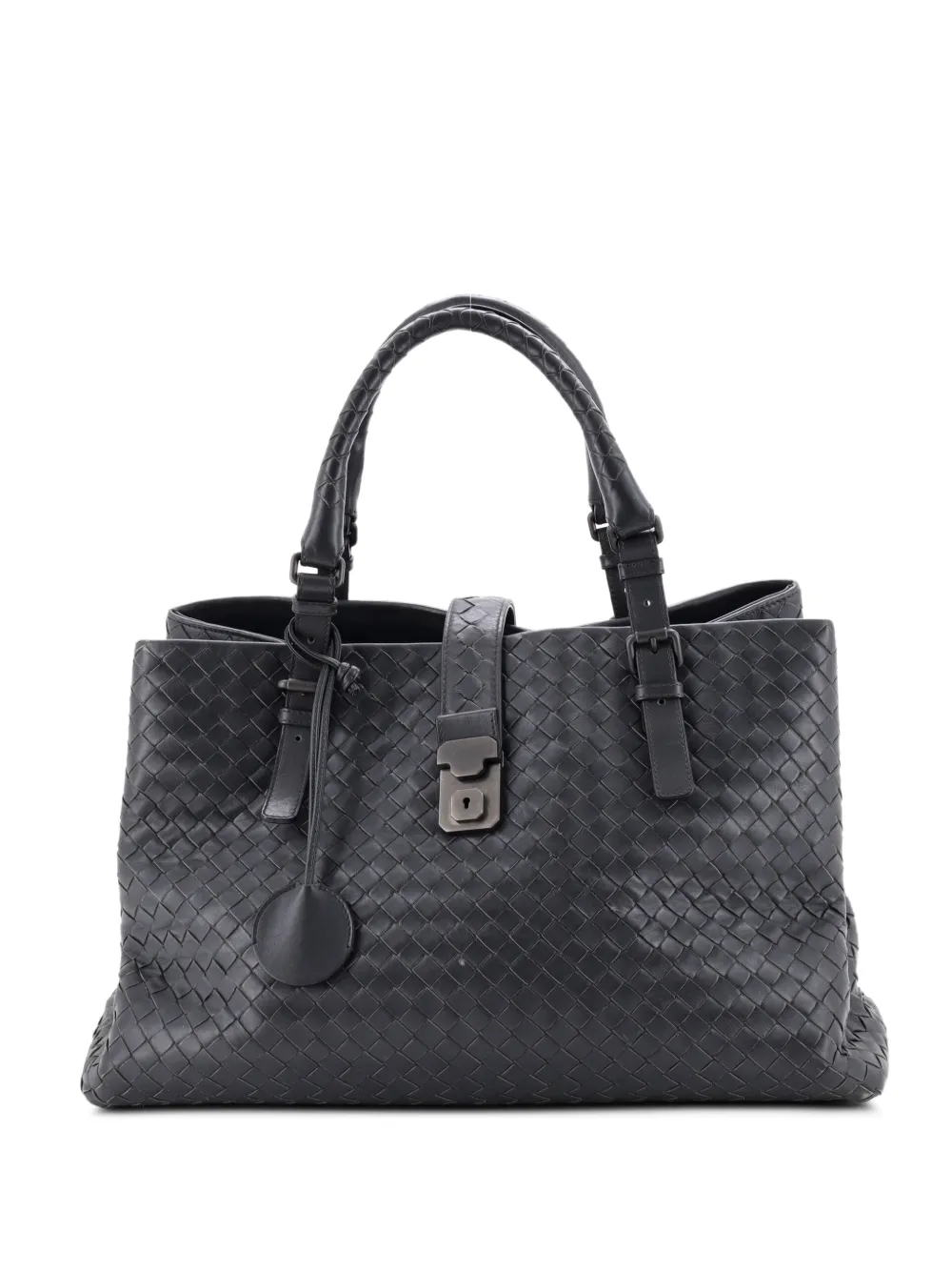 Bottega Veneta Pre-Owned Roma Bag Intrecciato Nappa Medium tote bag - Blu