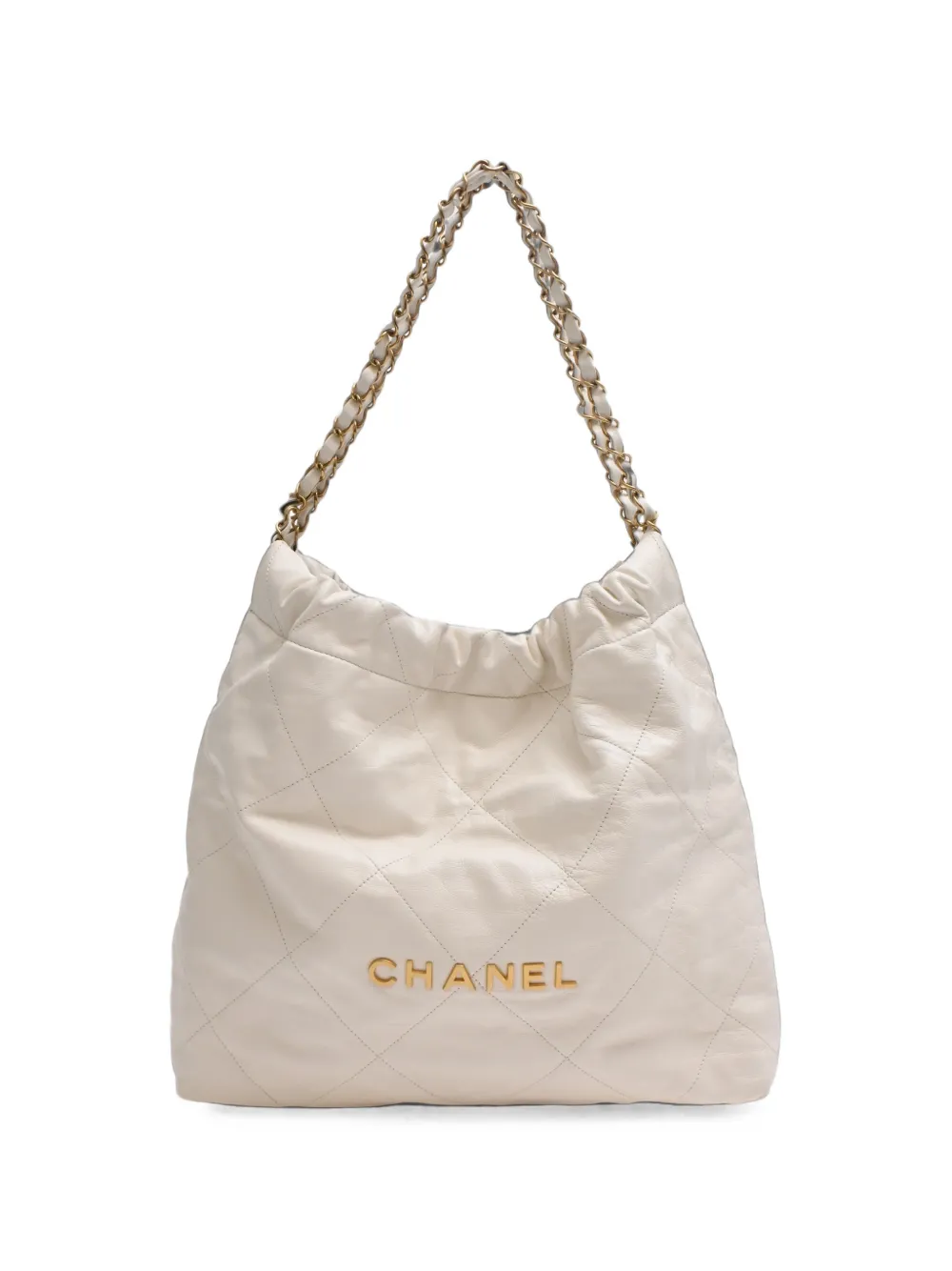 CHANEL Pre-Owned Borsa a spalla trapuntata Chanel 22 - Bianco
