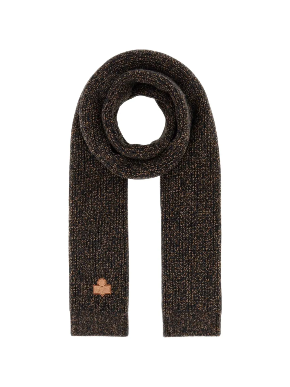 ISABEL MARANT Enolia ribbed scarf - Grigio