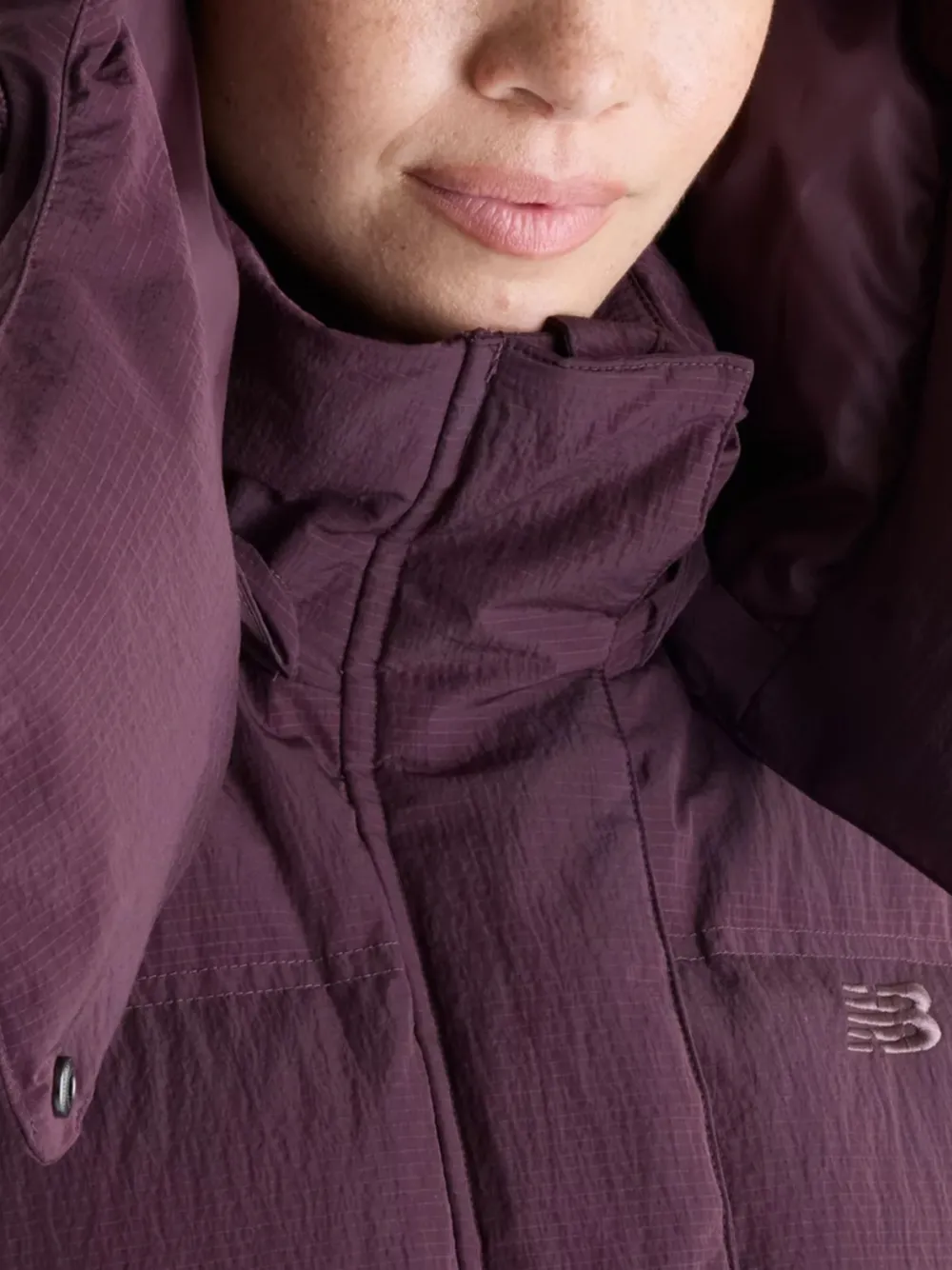 New Balance Premium puffer jacket Paars