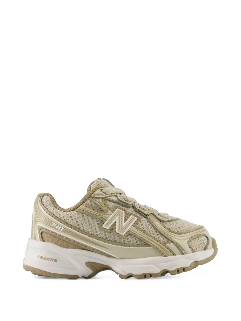 New Balance Kids 740 bungee-lace sneakers Beige