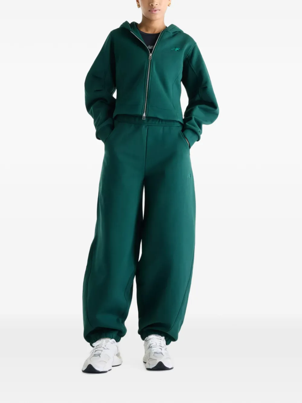New Balance Athletics Crafted fleece pants Groen