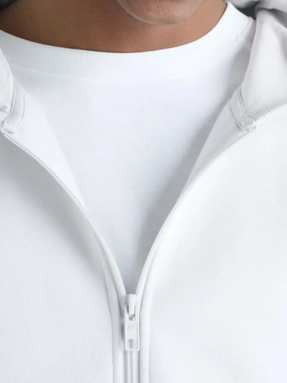 New Balance Athletics Crafted fleece hoodie met rits Grijs