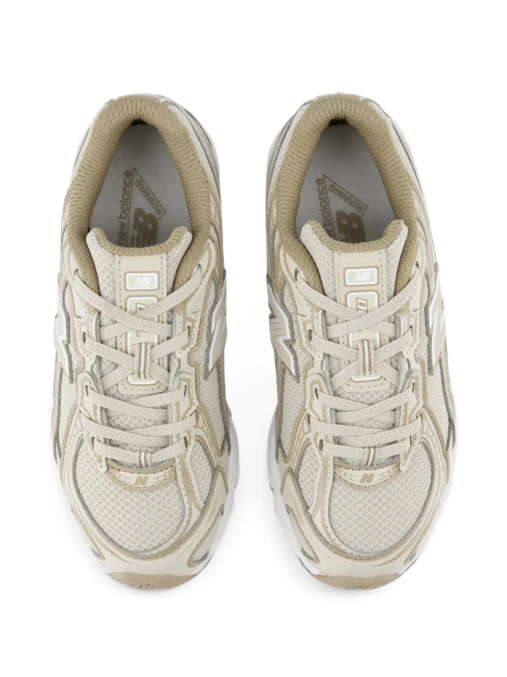New Balance Kids 740 bungee lace sneakers Beige