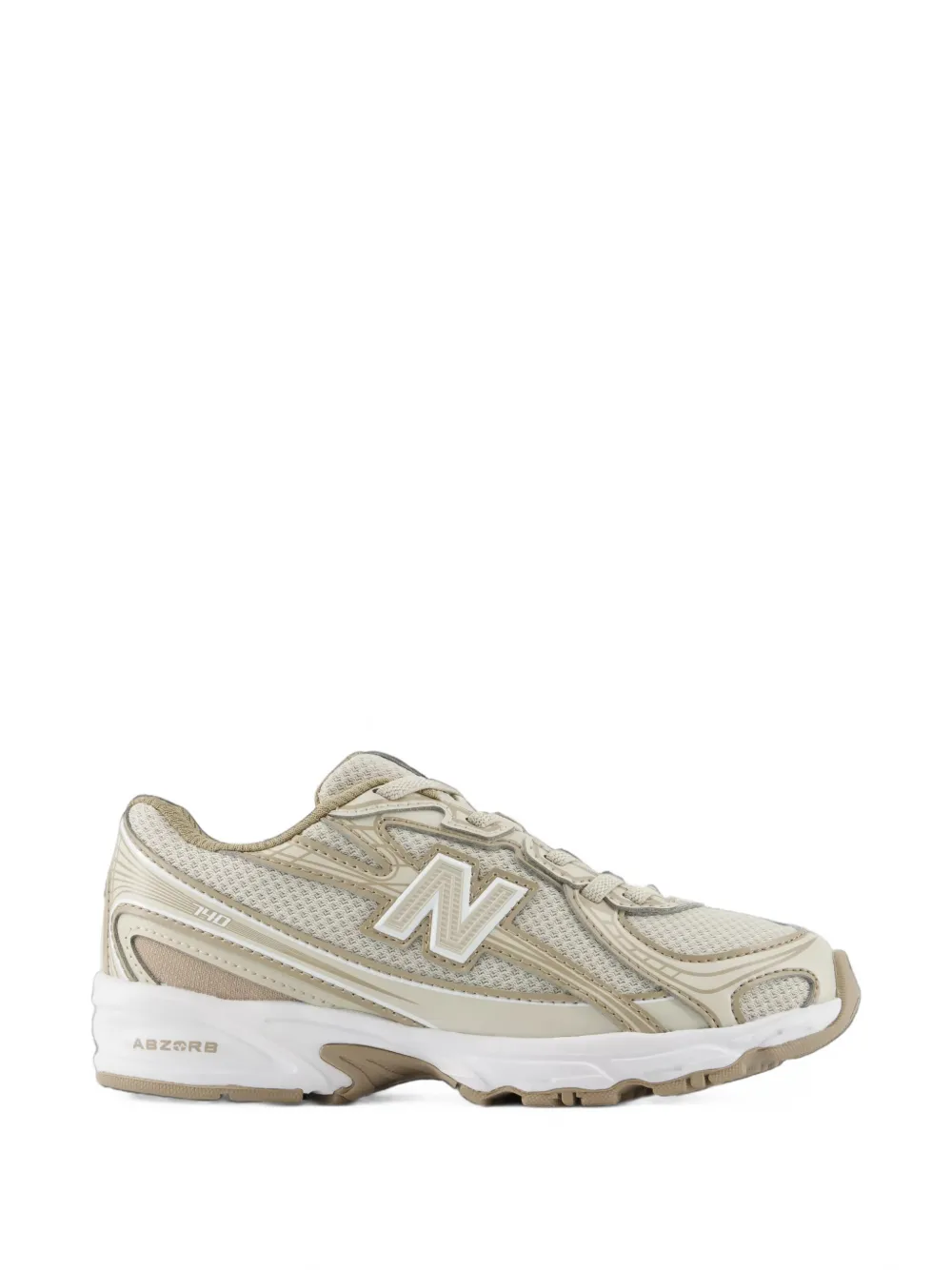 New Balance Kids 740 bungee lace sneakers Beige