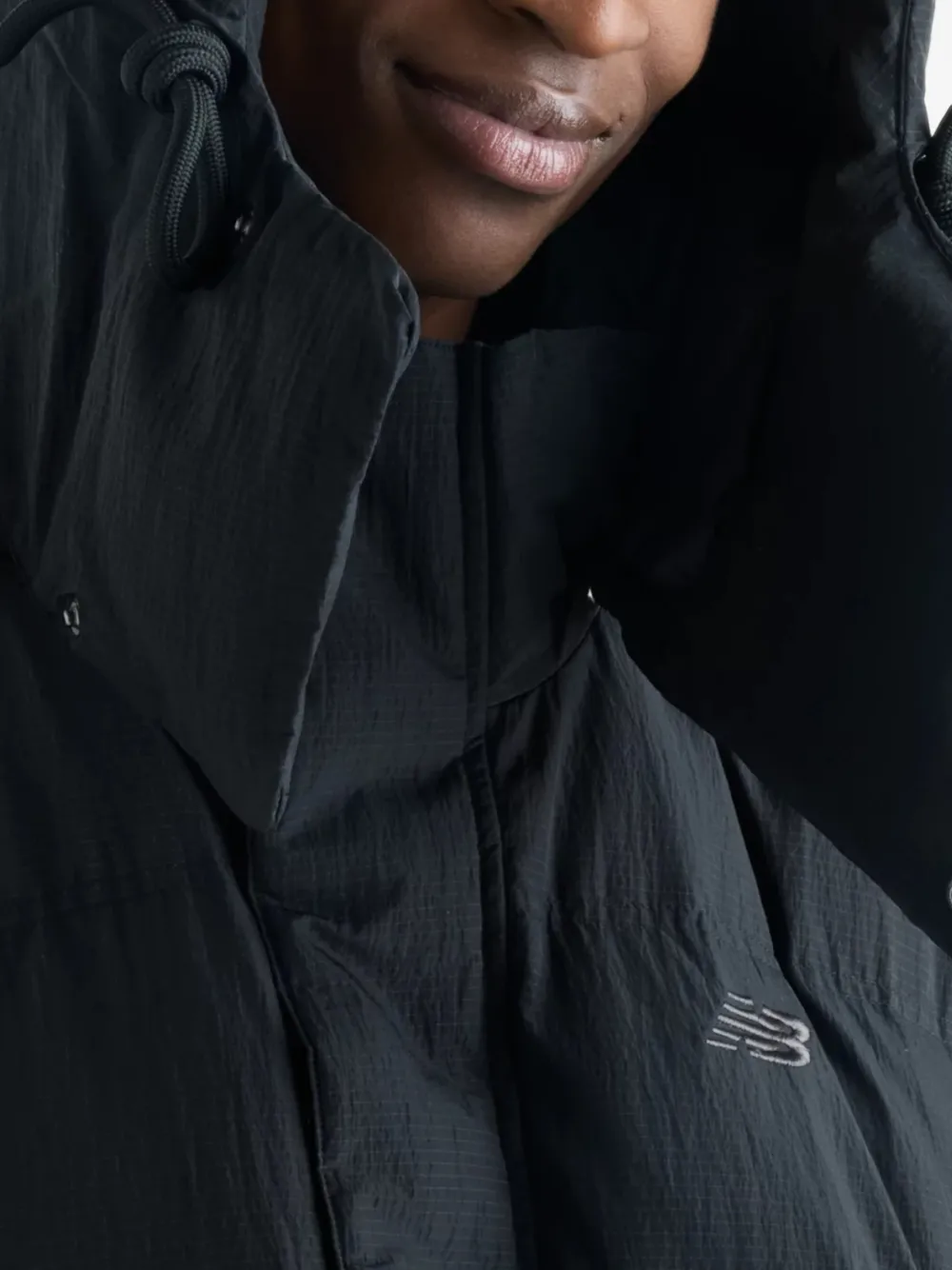 New Balance Premium puffer jacket Zwart