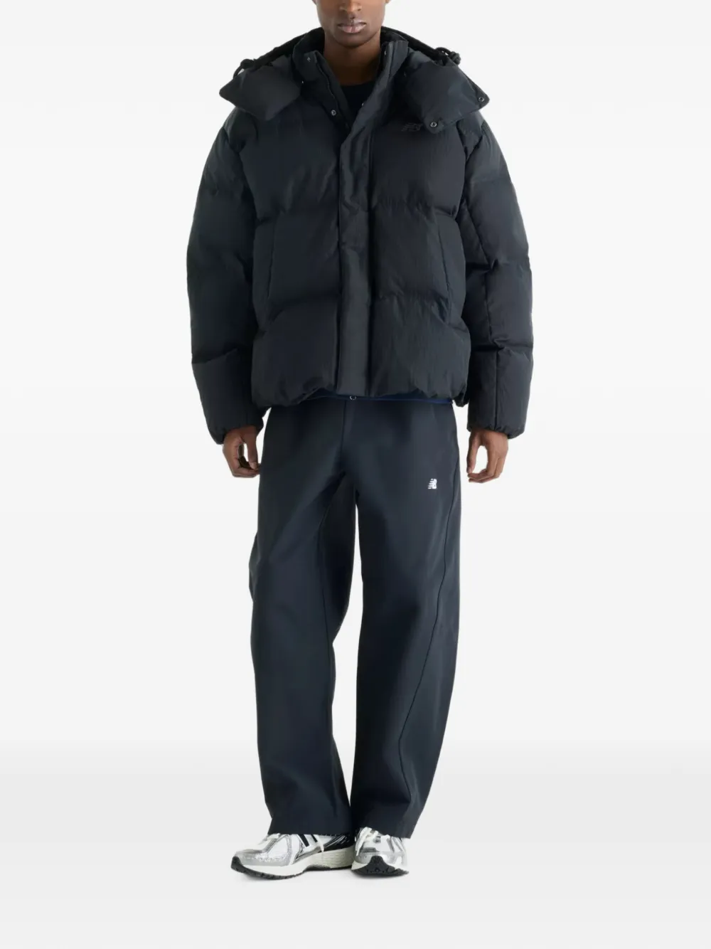 New Balance Premium puffer jacket Zwart