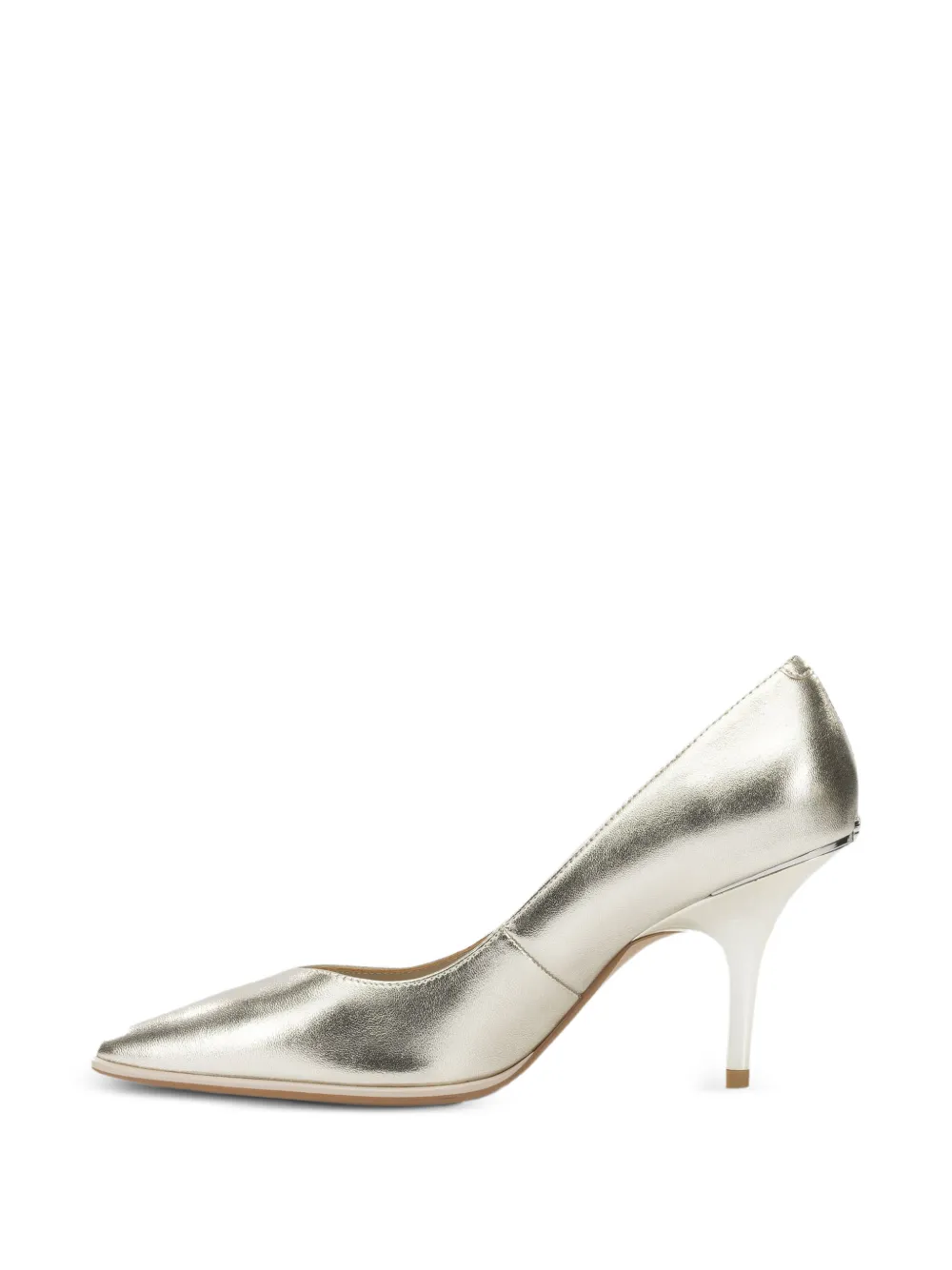 PINKO pointed-toe heeled pumps Goud