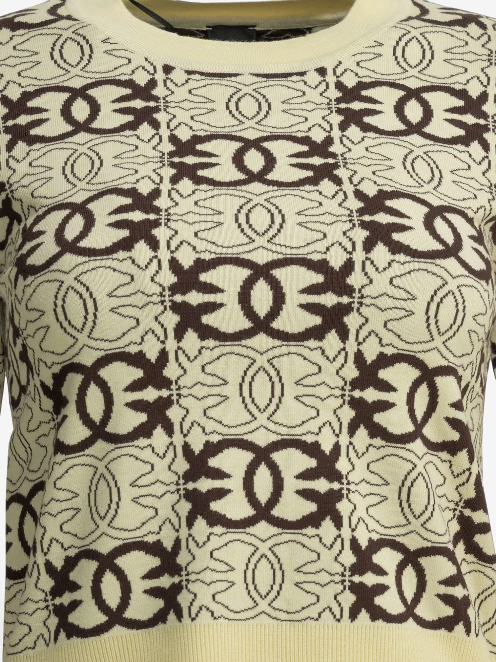 PINKO Trui met monogram Beige