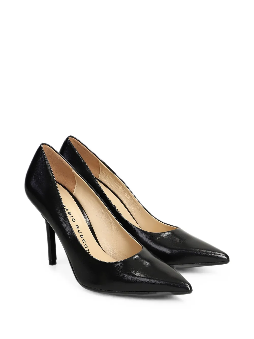 Fabio Rusconi pointed-toe pumps Zwart