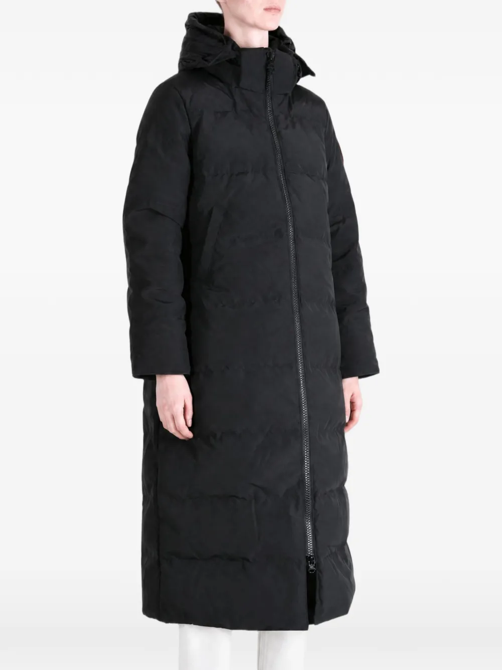 Canada Goose Mystique gewatteerde parka met capuchon Zwart