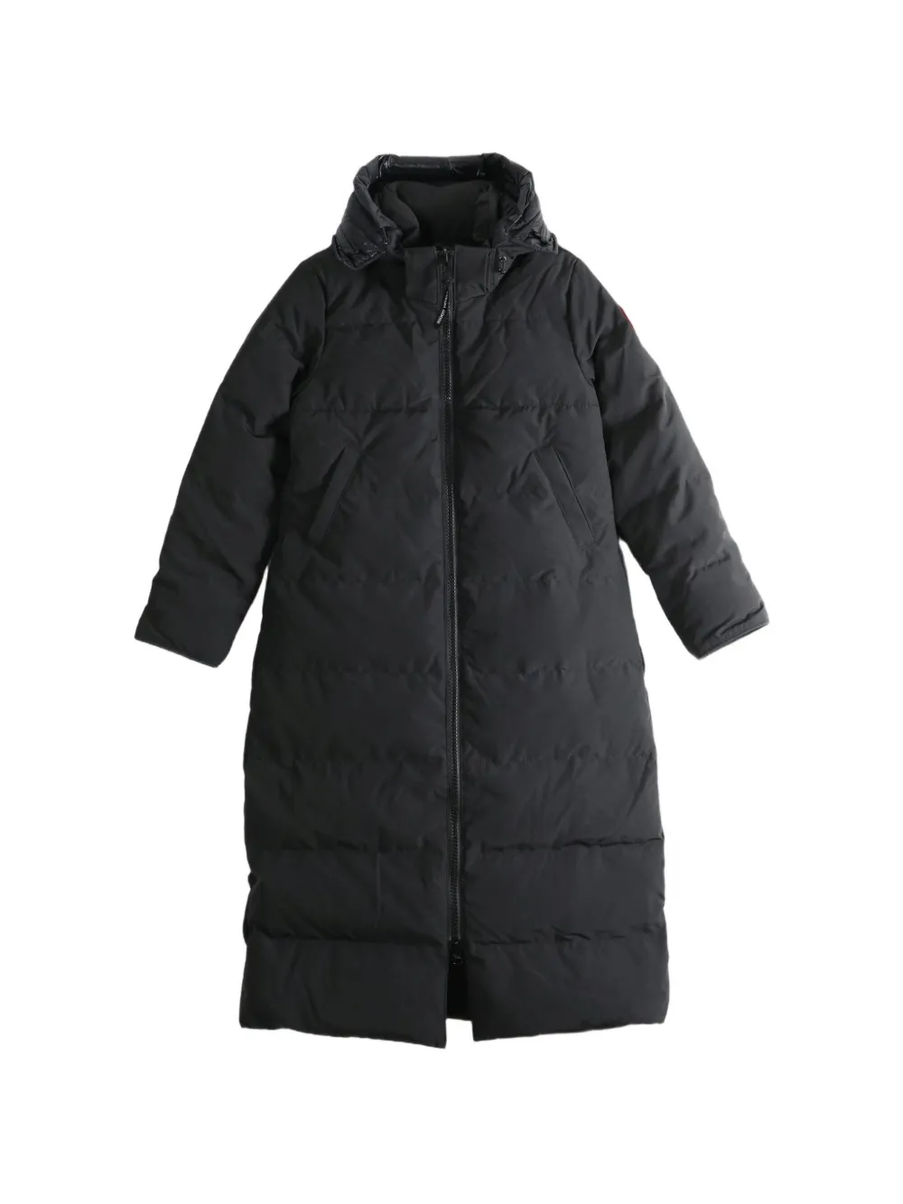 Canada Goose Mystique Quilted Hooded Parka Coat In Black