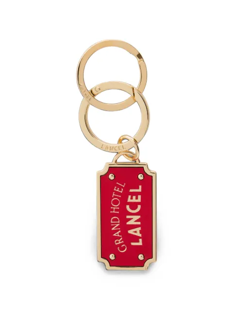 Lancel 1876 plaque keyring