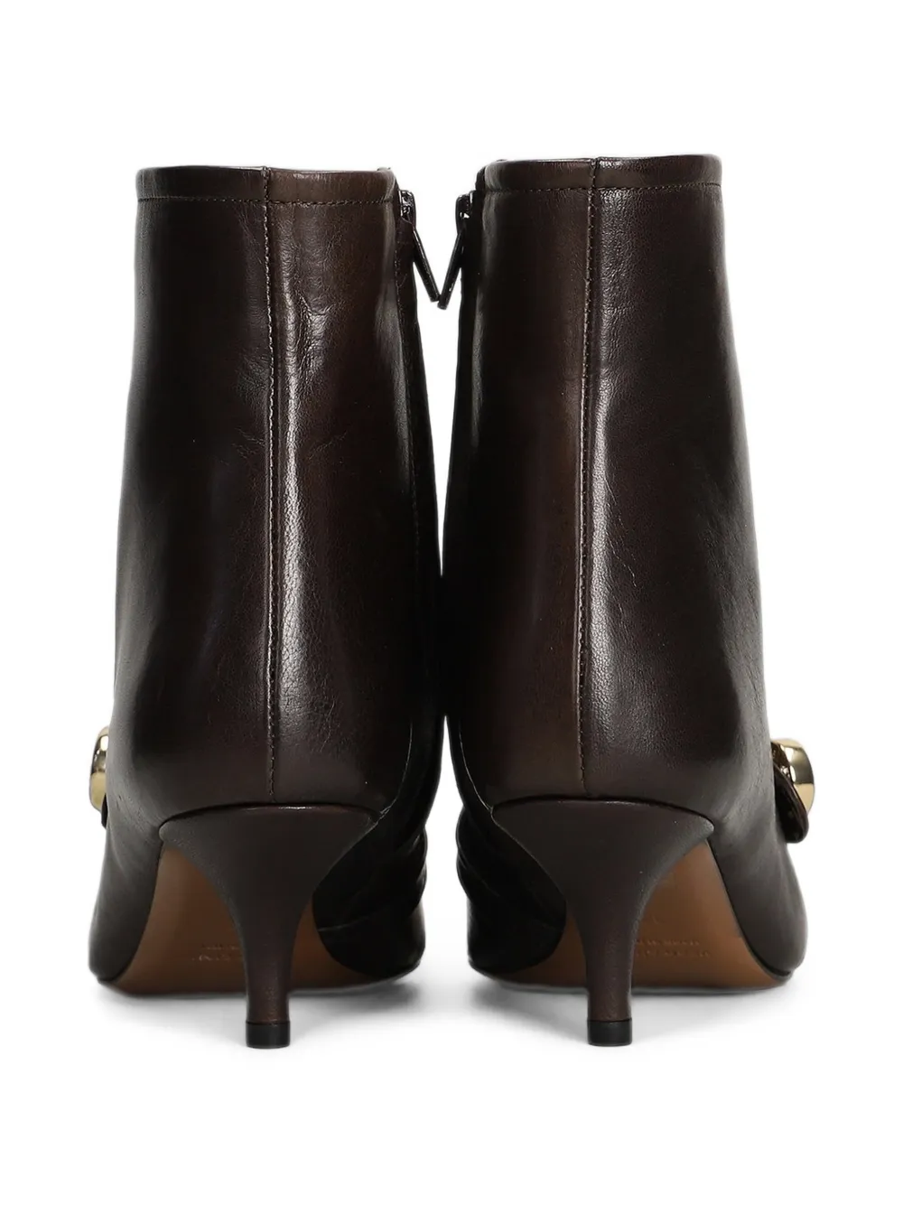 Roberto Festa fringe-detail leather ankle boots Bruin