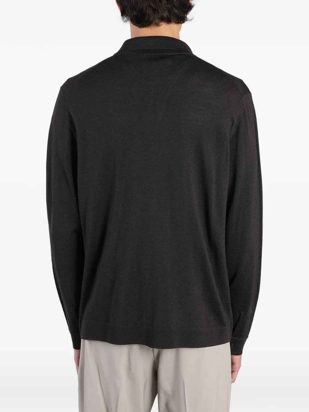 Roberto Collina knitted long-sleeve cardigan Bruin