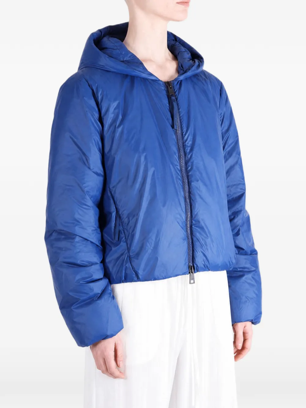 Canada Goose Elba gewatteerd jack met capuchon Blauw