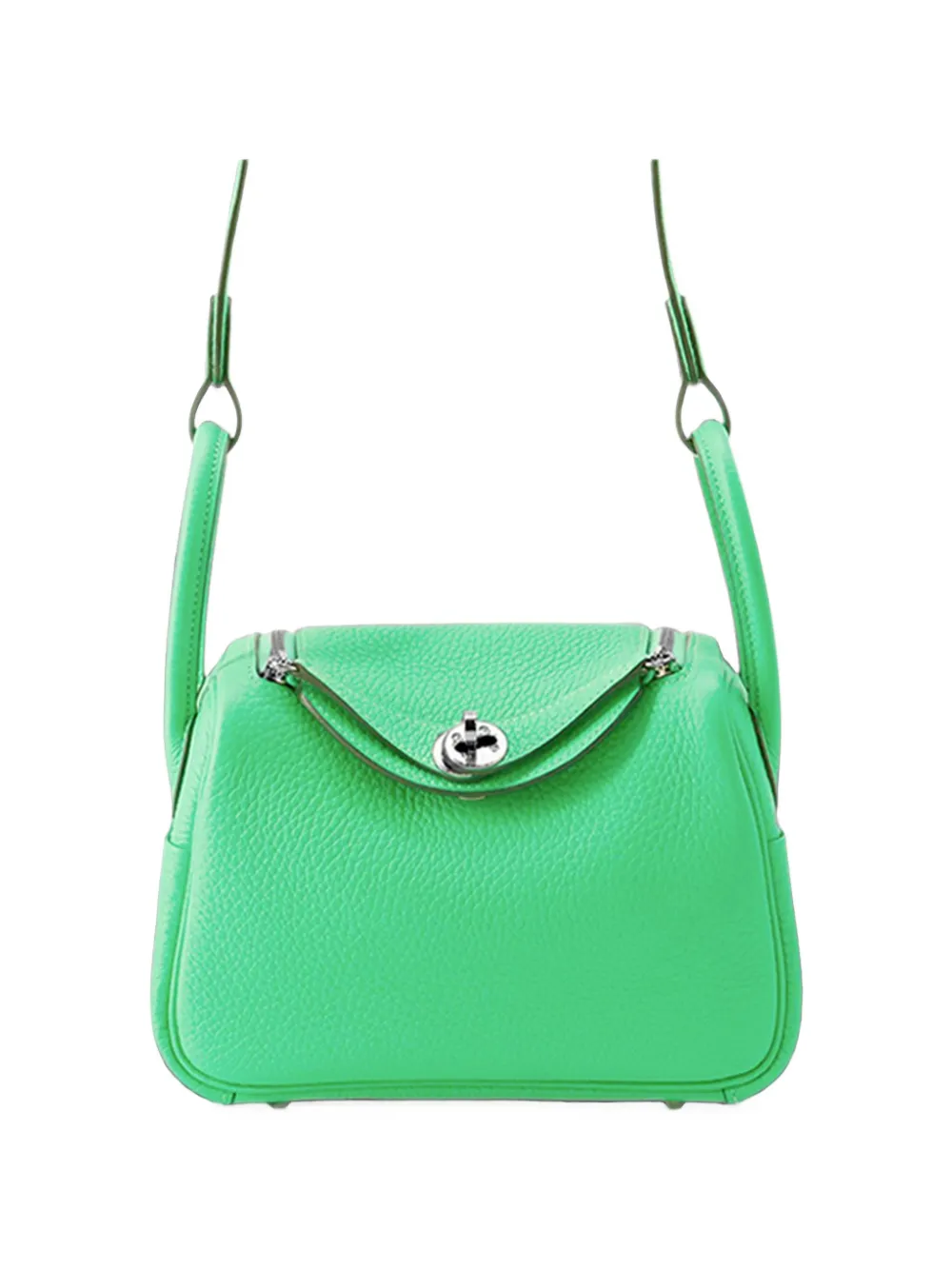 Hermès Pre-Owned 2023 Mini Clemence Lindy 20 satchel - Verde