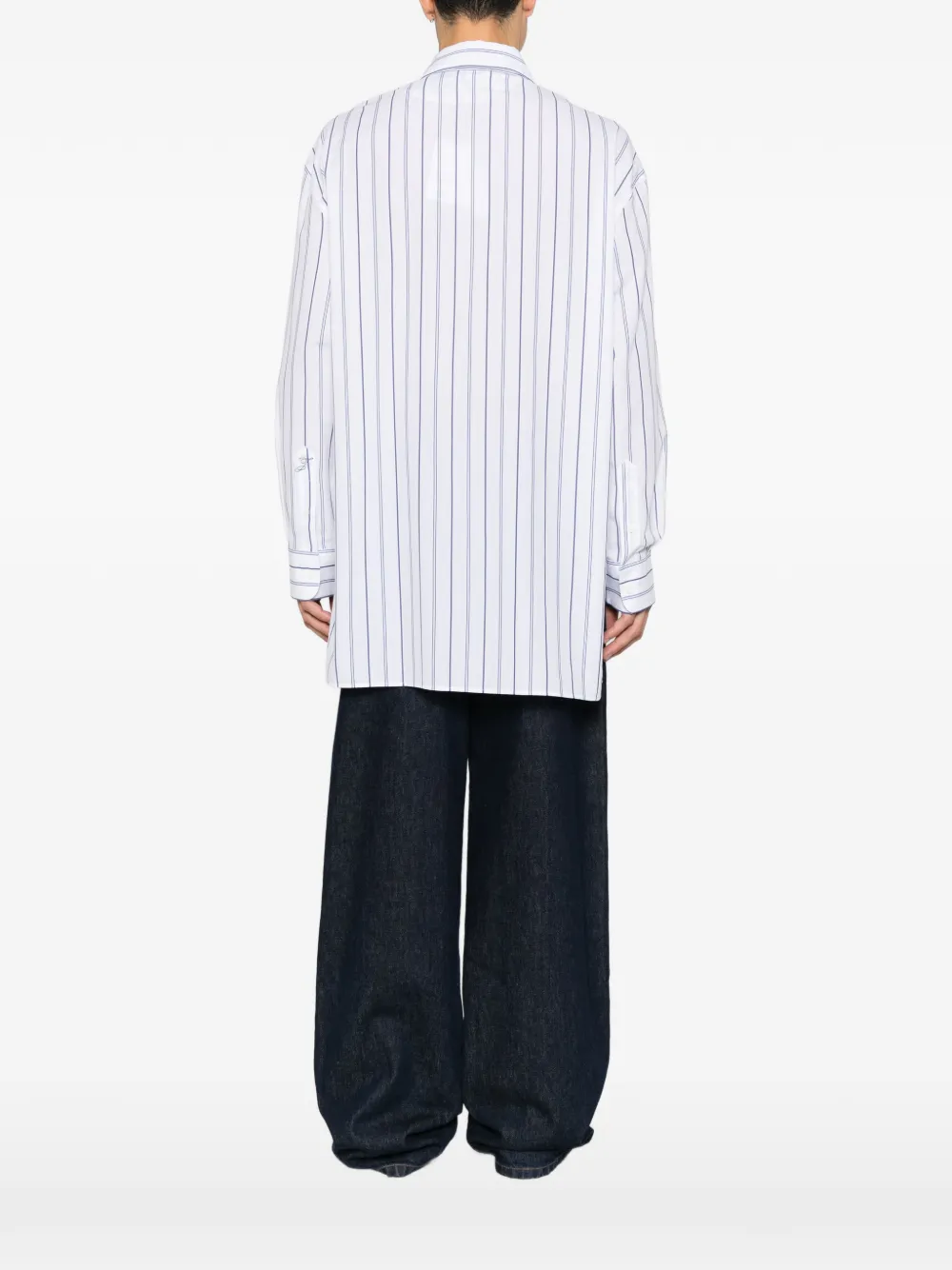 Jacquemus Pisco gestreept overhemd Wit