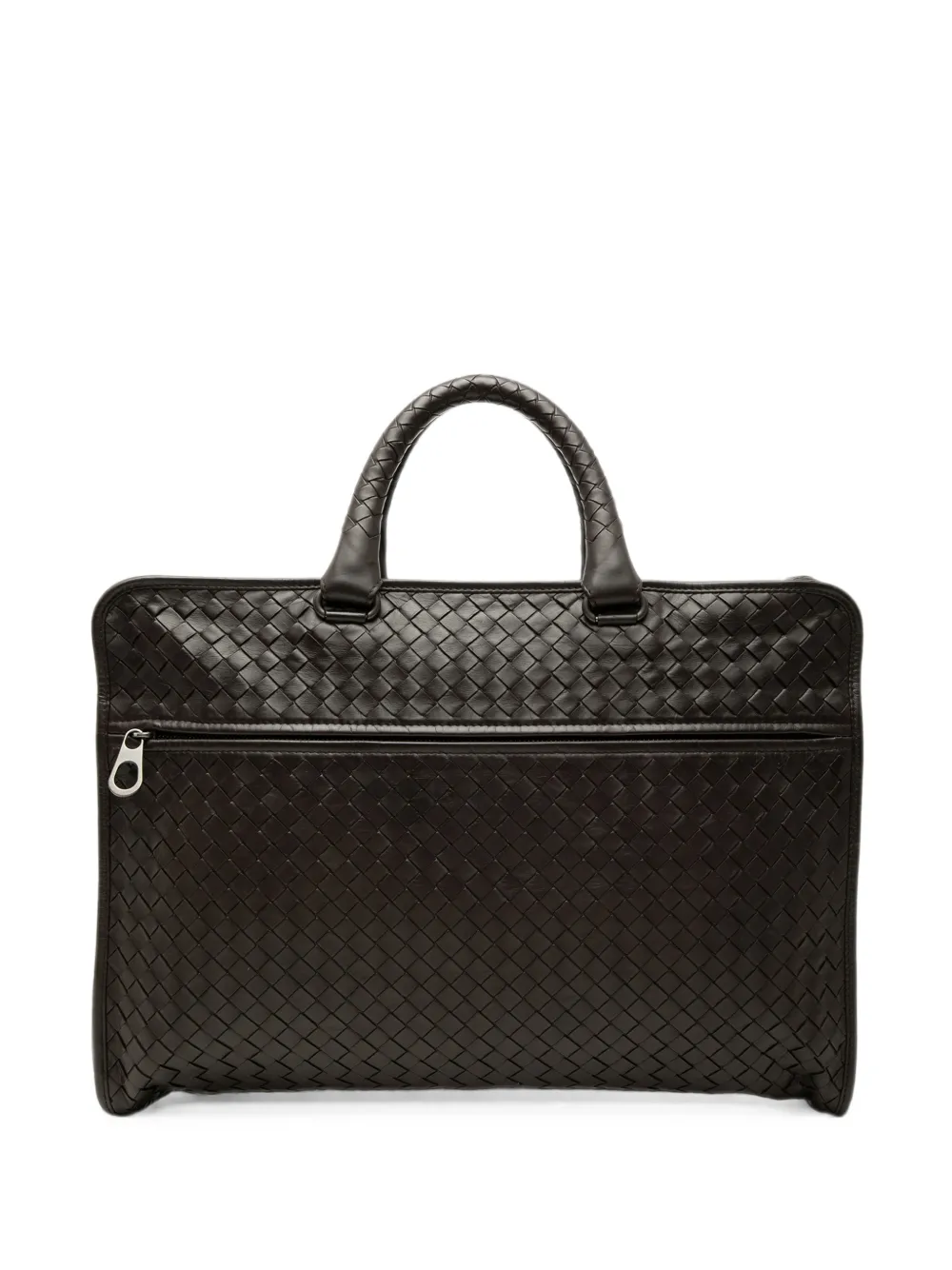 Bottega Veneta Pre-Owned 2012-2026 Nappa Intrecciato business bag - Marrone