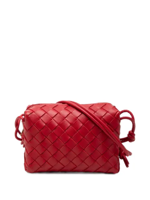 Bottega Veneta Pre-Owned 2021-2026 Mini Lambskin Intrecciato Loop Camera Bag crossbody bag